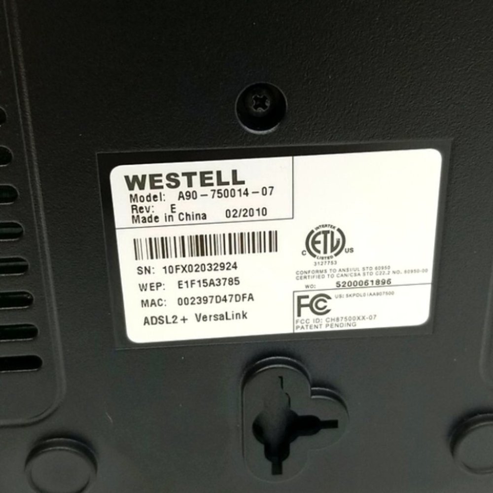 Westell Router - Picture 3 of 4